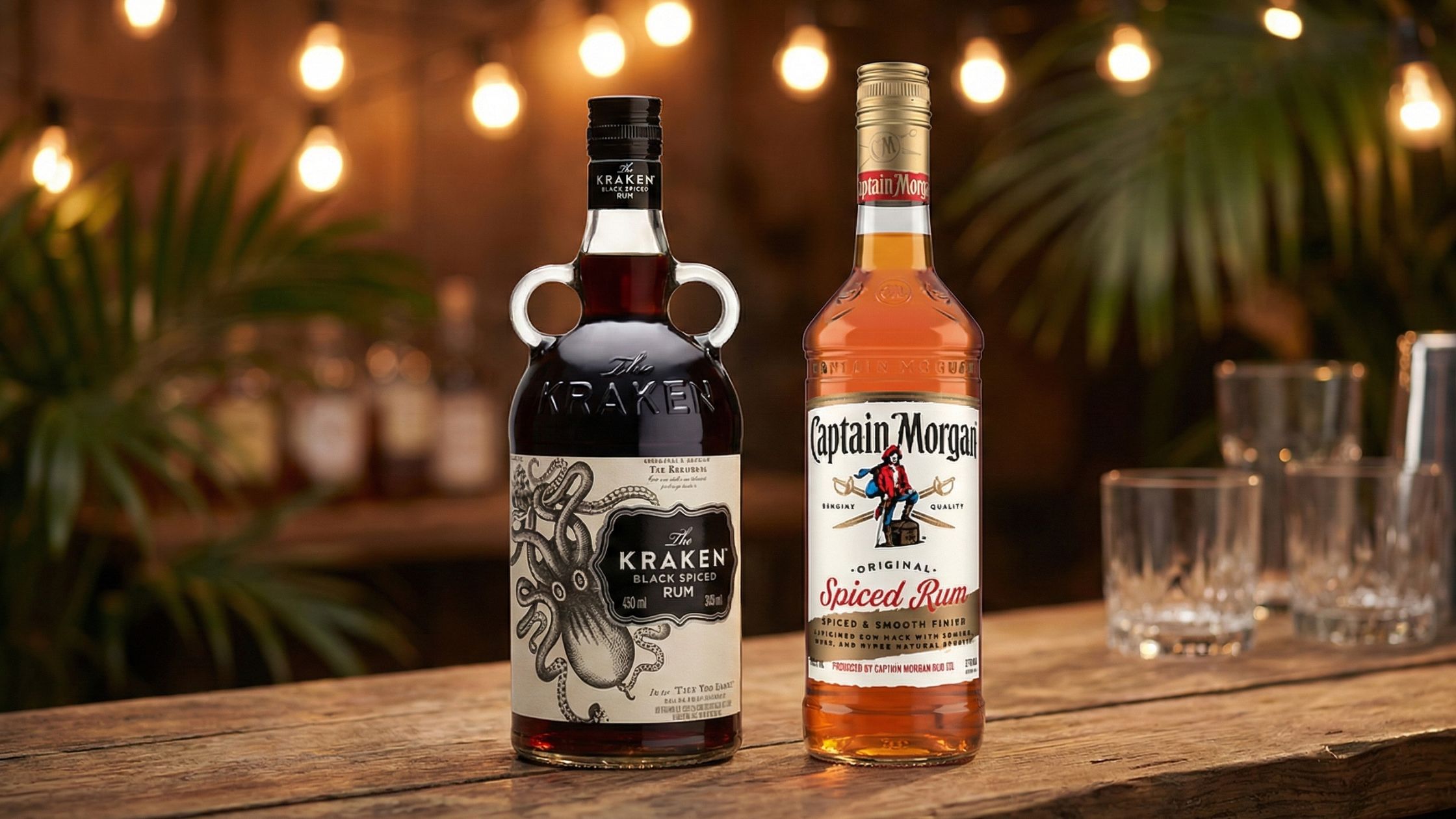 A bottle of Aperol and cocktail illustrations